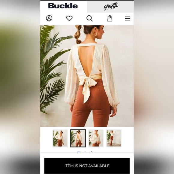 Willow and root Sequin top Size M - Picture 5 of 5